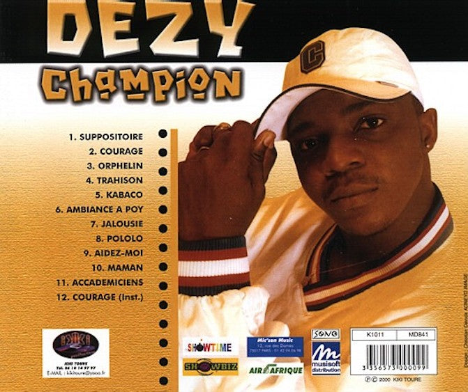 Dezy Champion Orphelin Ye Ye Ye Ye Second cd de dezy-champion-orphelin-ye-ye-ye-ye-second-cd-de