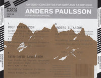 Anders Paulsson - Swedish concertos for soprano saxophone