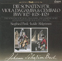 J.S. Bach - Die Sonaten für viola da gamba & Cembalo (Pank/Ahlgrimm)