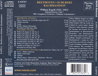 Beethoven - Piano concerto No. 2/ Schubert - Waltzes/ Rachmaninov - Cello sonata (Kapell)