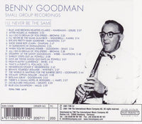 Benny Goodman - I'll never be the same