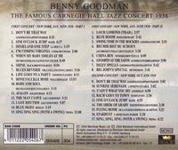 Benny Goodman - The Famous Carnegie Hall Jazz Concert 1938 (2 CDs)