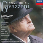 Gianandrea Gavazzeni - Dirige Ouvertures Intermezzi & Preludi da Opere Italiane