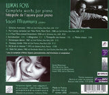 Lukas Foss - Complete Works for Piano (Saori Mizumura)