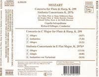Mozart - Concerto for flute & Harp - Sinfonia Concertante (Edlinger)