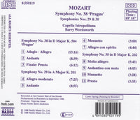 Mozart - Symphonies Nos. 29, 30 & 38 (Barry Wordsworth)