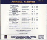Bob Barratt/Colin Frechter - Music Hall - Vaudeville