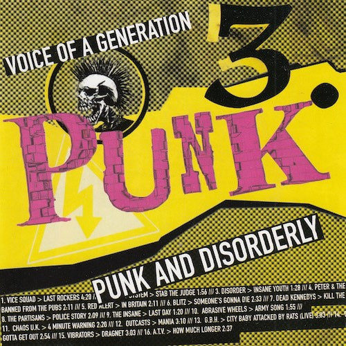 Various - Punk - Voice of a generation Vol. 3 - Punk and disorderly