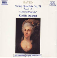 Haydn - String quartets Nos 1-3 (Kodaly Quartet)