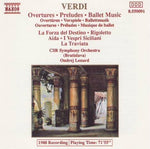 Verdi - Overtures - Preludes - Ballet Music (Lenard)